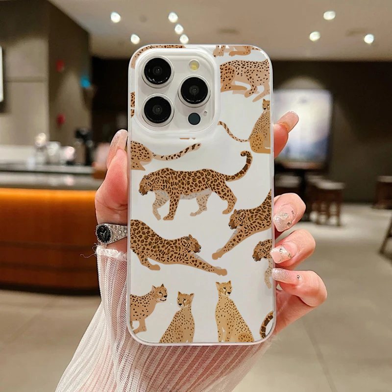 For iPhone 17 16 15 14 13 12 1 - Phone Cases Leopard Print ulasan dan harga