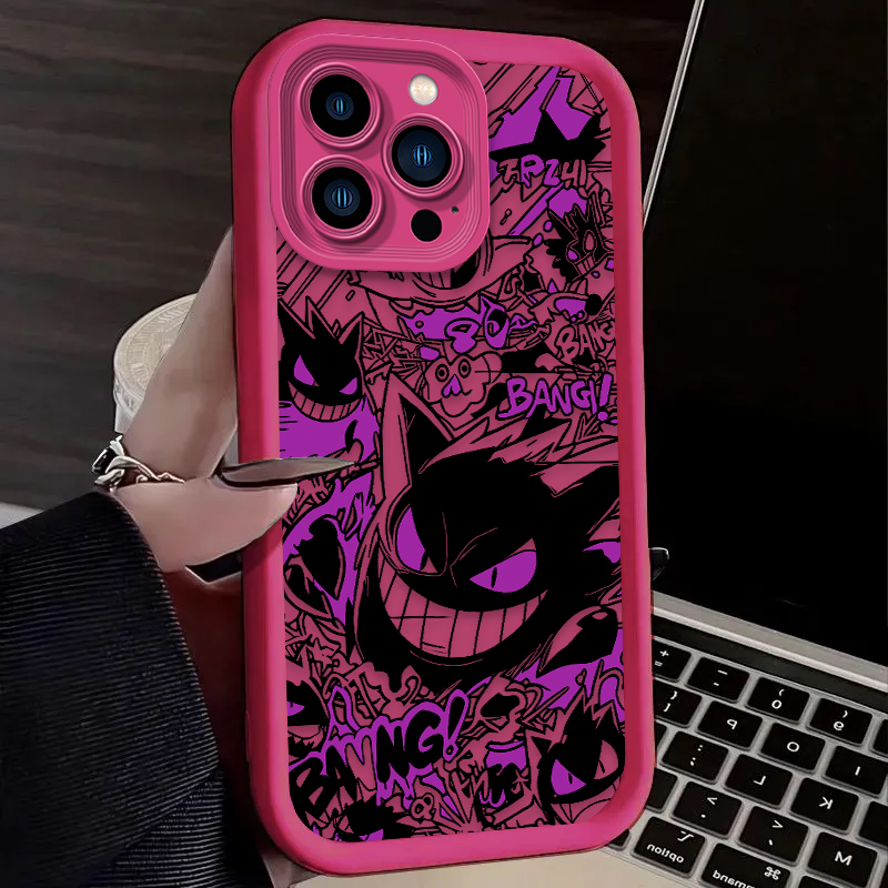 P-Pokemon Gengar Graffiti Phon - Phone Cases Mous ulasan dan harga