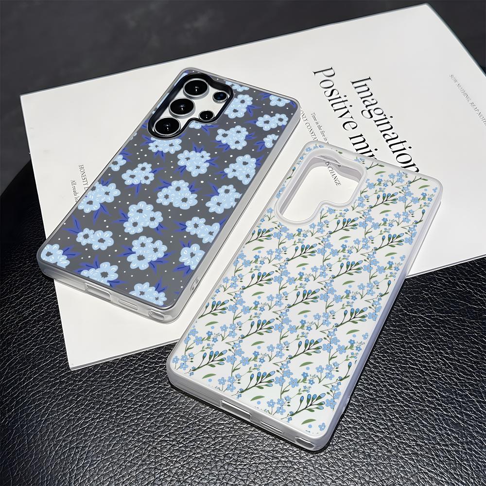 Forget Me Not Floral Phone Cas - Phone Cases Holder ulasan dan harga