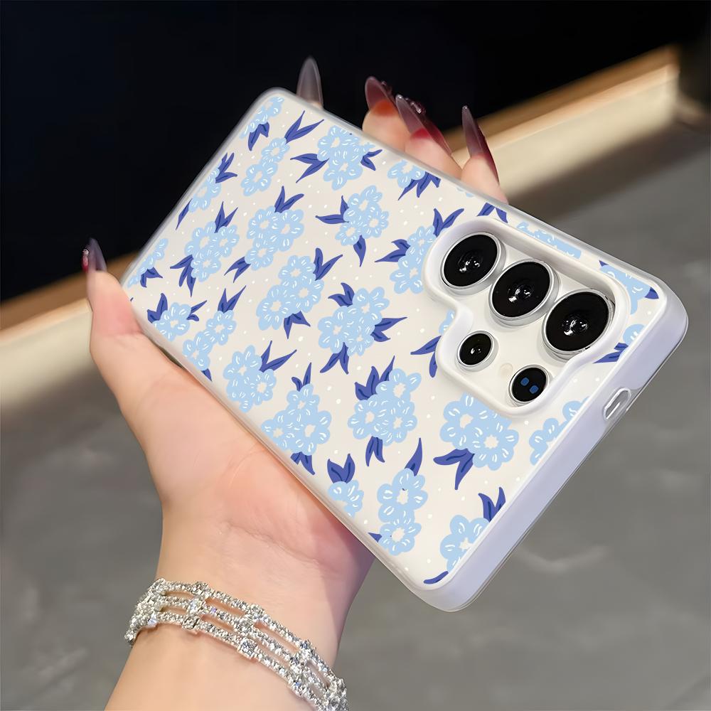 Forget Me Not Floral Phone Cas - Phone Cases Holder ulasan dan harga