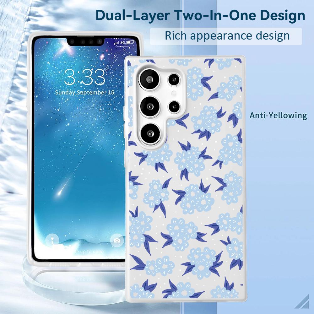 Forget Me Not Floral Phone Cas - Phone Cases Holder ulasan dan harga