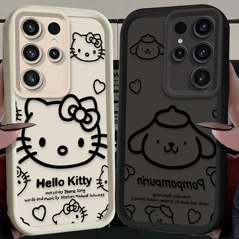 Sanrio Hello Kitty Pompom Puri - Phone Cases For Samsung ulasan dan harga