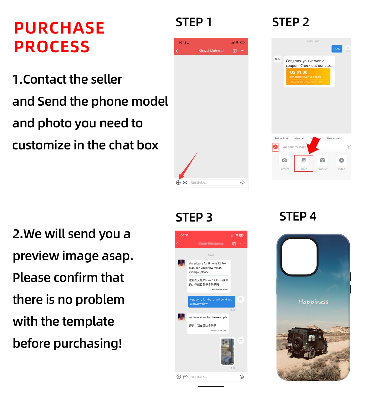 Korean Custom Image Tough Phon - Phone Cases Personalised ulasan dan harga