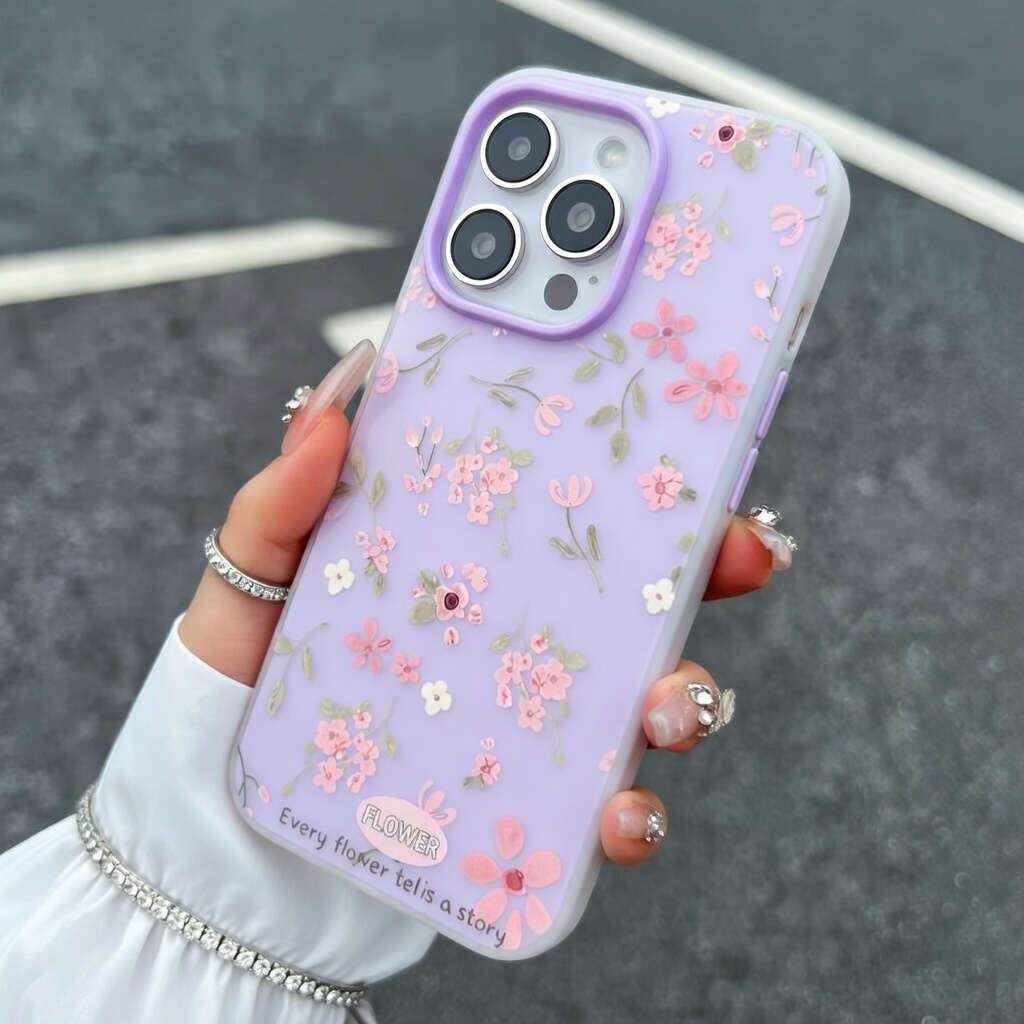 Cute Sweet Pink Floral Candy C - Phone Cases Galaxy S26 ulasan dan harga