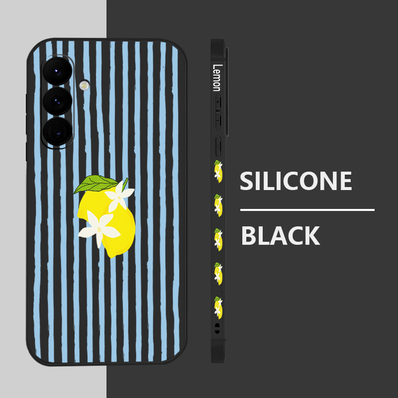 Stripe Lemon Print TPU Phone C - Phone Cases Galaxy S26 ulasan dan harga