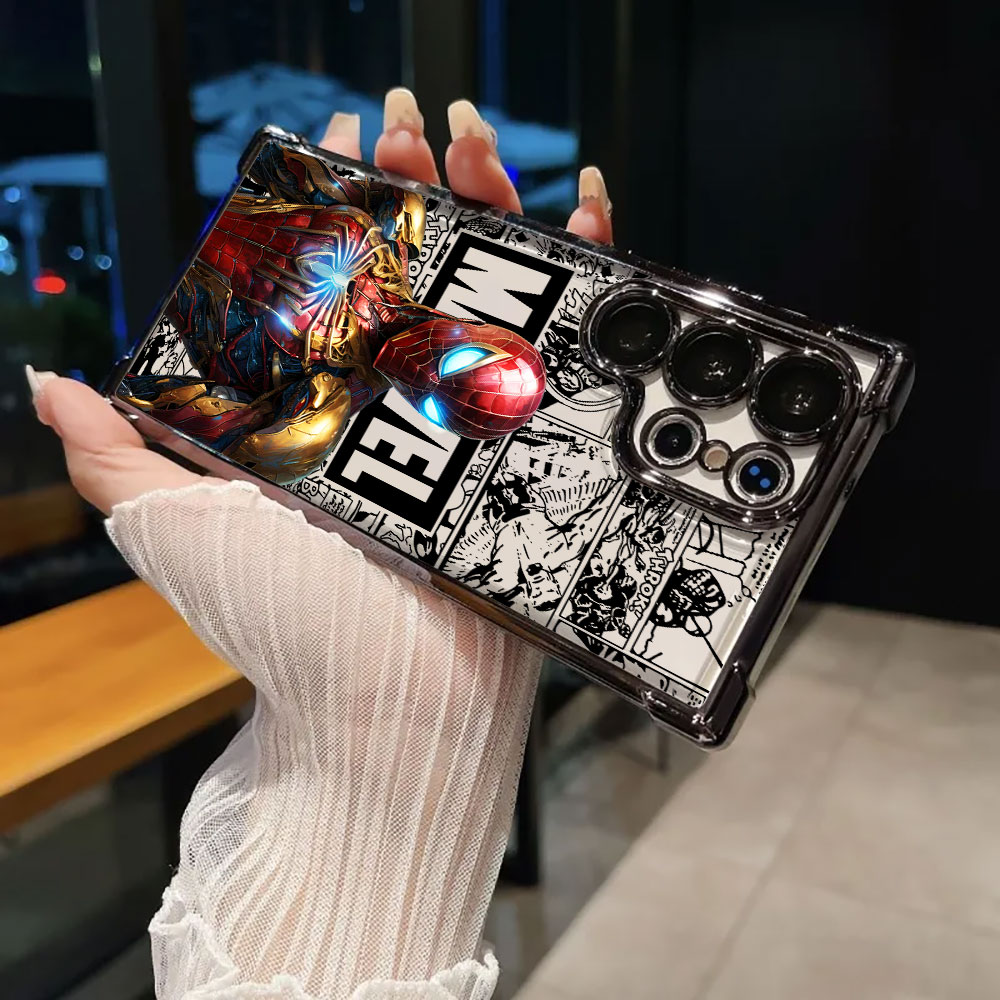 Marvel Spiderman Ironman Comic - Phone Cases Galaxy S26 ulasan dan harga