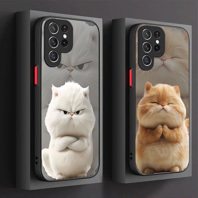 Angry Cat Couple Style Case fo - Phone Cases For Samsung ulasan dan harga