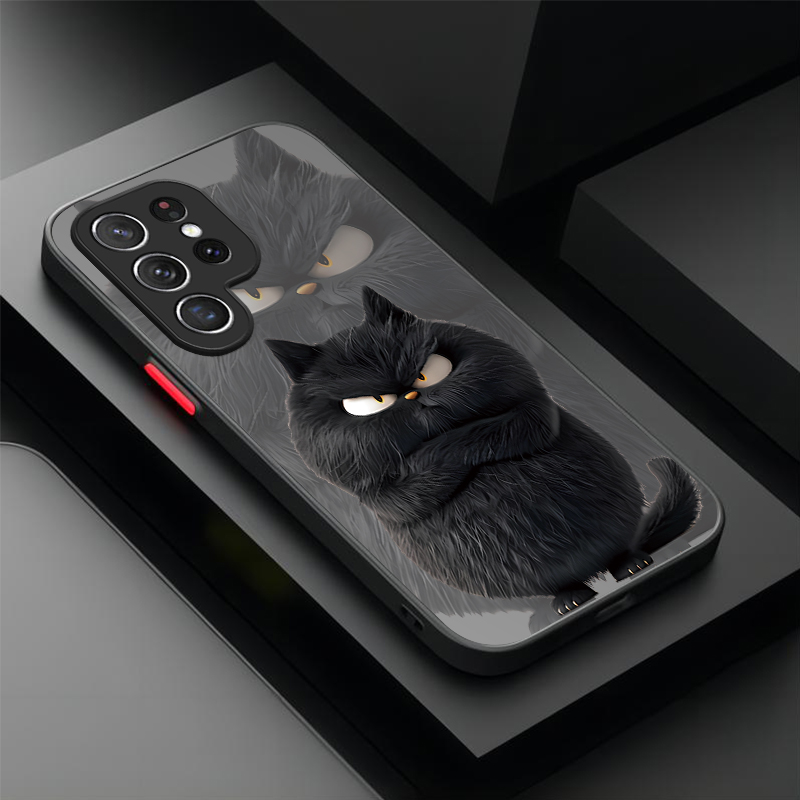 Angry Cat Couple Style Case fo - Phone Cases For Samsung ulasan dan harga