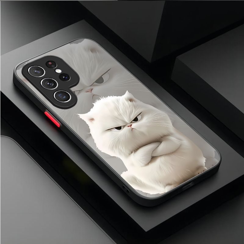 Angry Cat Couple Style Case fo - Phone Cases For Samsung ulasan dan harga
