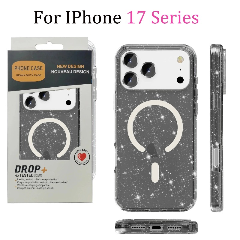 Bling Glitter Clear Magnetic P - Glitter Shockproof Case ulasan dan harga