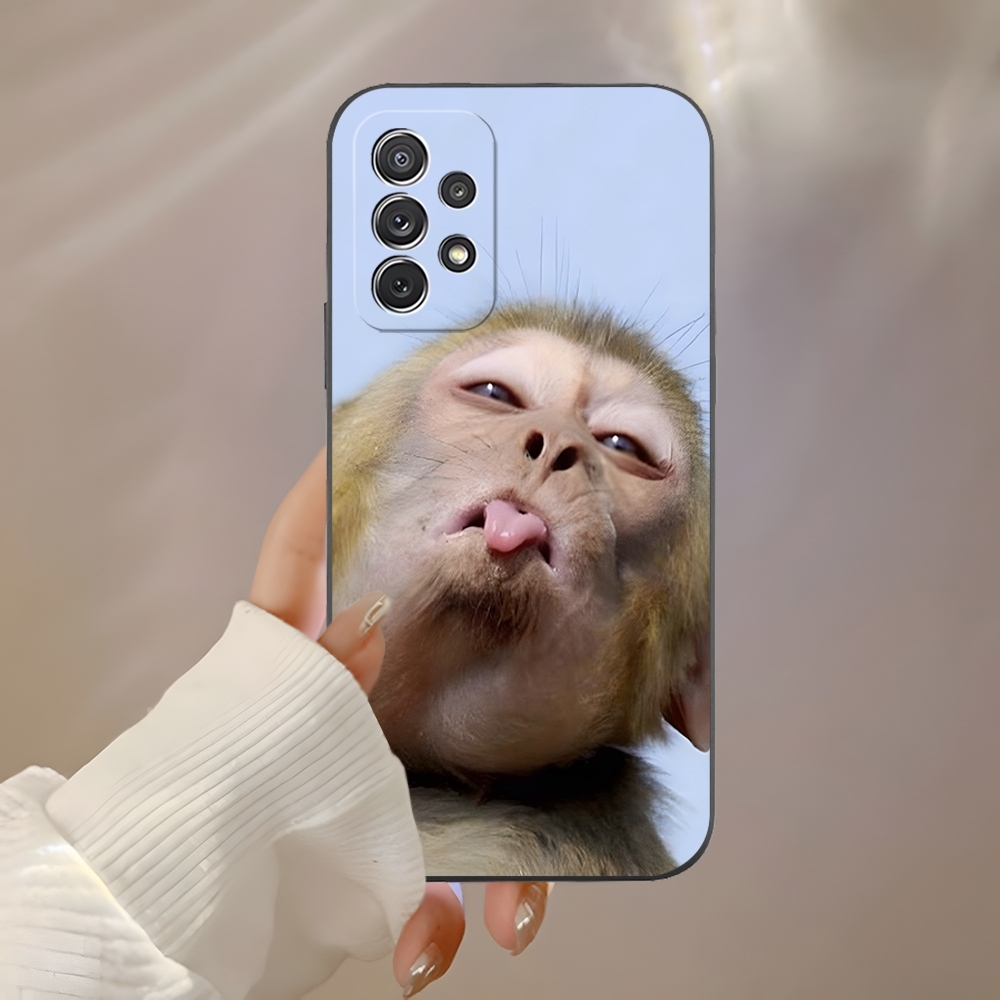 Monkey Sipping Caprisun Meme P - Phone Cases Burga ulasan dan harga