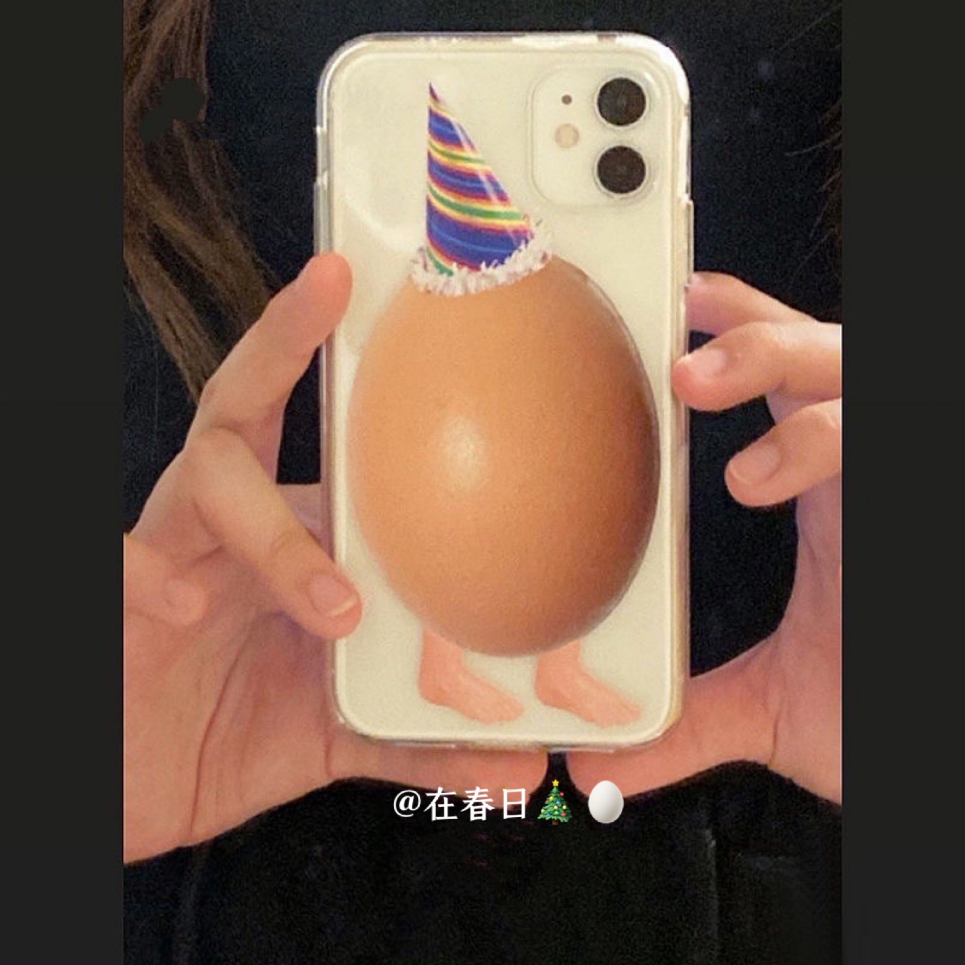 Korean Ins Christmas Hat Egg C - Phone Cases Personalised ulasan dan harga