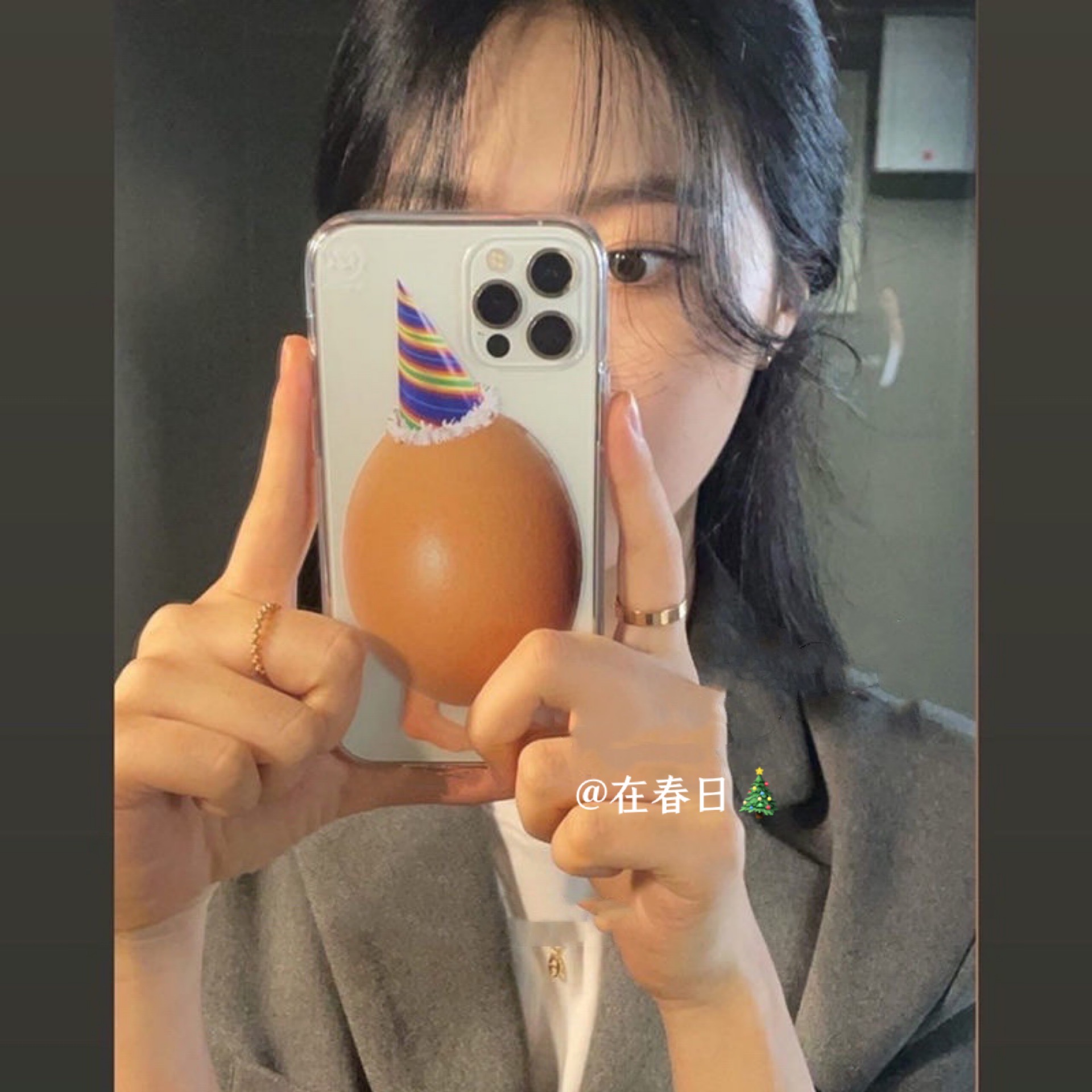 Korean Ins Christmas Hat Egg C - Phone Cases Personalised ulasan dan harga