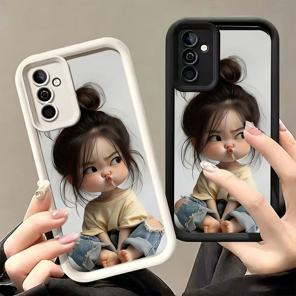 Meatball Head Girl Silicone Sh - Phone Cases Girls ulasan dan harga