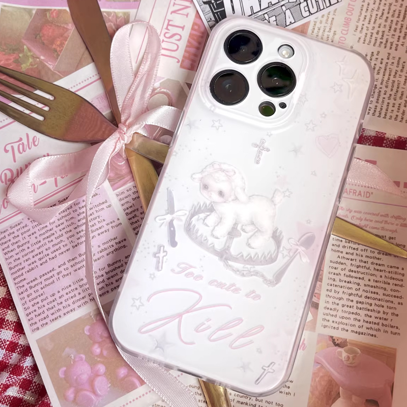 Y2k Korean INS Creative Cute P - Phone Cases Girls ulasan dan harga