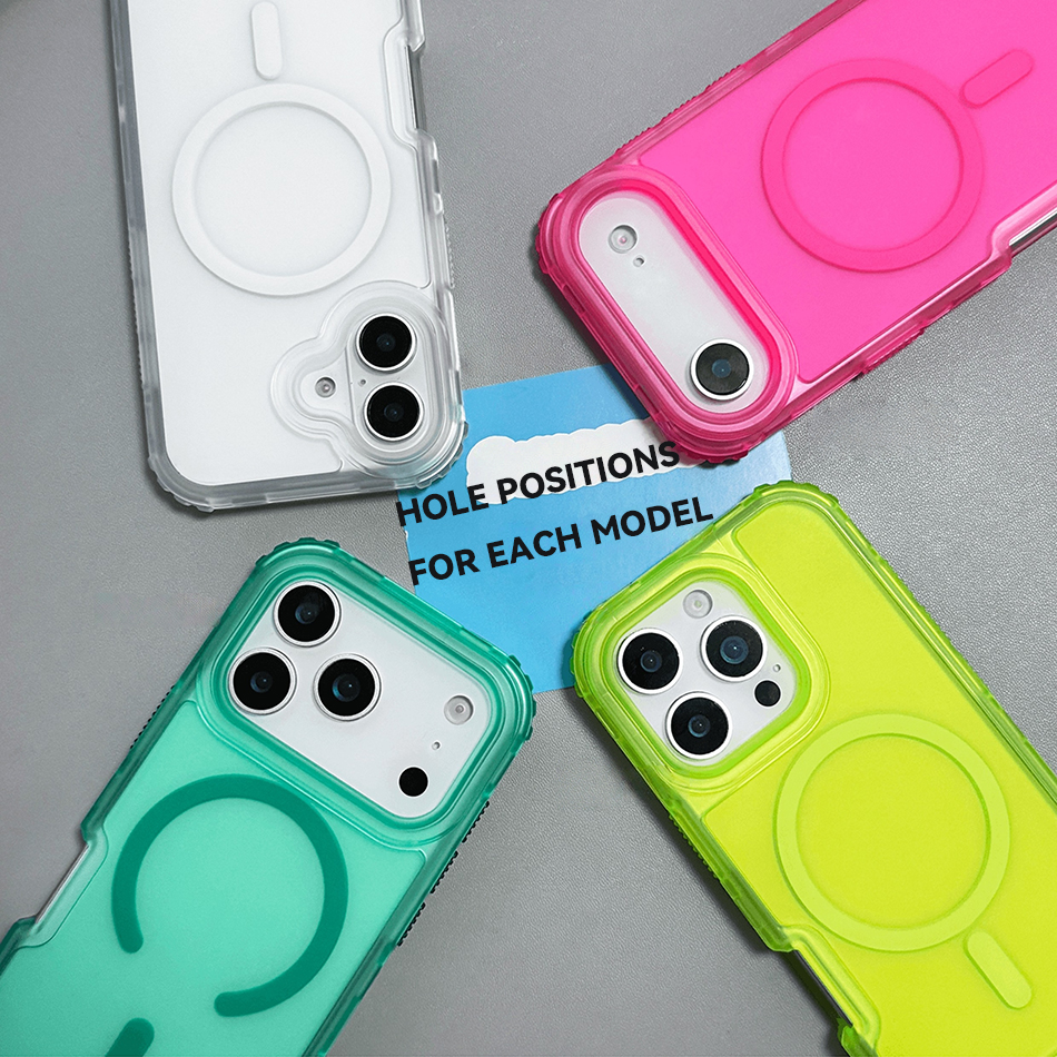Magnetic 3 in 1 Neon Color Hea - Phone Cases Heavy Duty ulasan dan harga