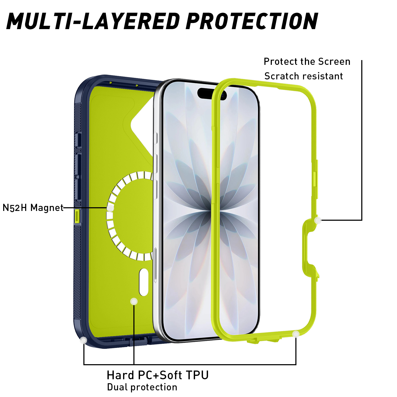 For Magsafe Armor Heavy Duty P - Phone Cases Heavy Duty ulasan dan harga