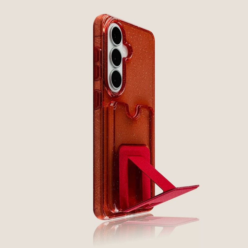 Glitter Transparent Card Walle - Glitter Shockproof Case ulasan dan harga