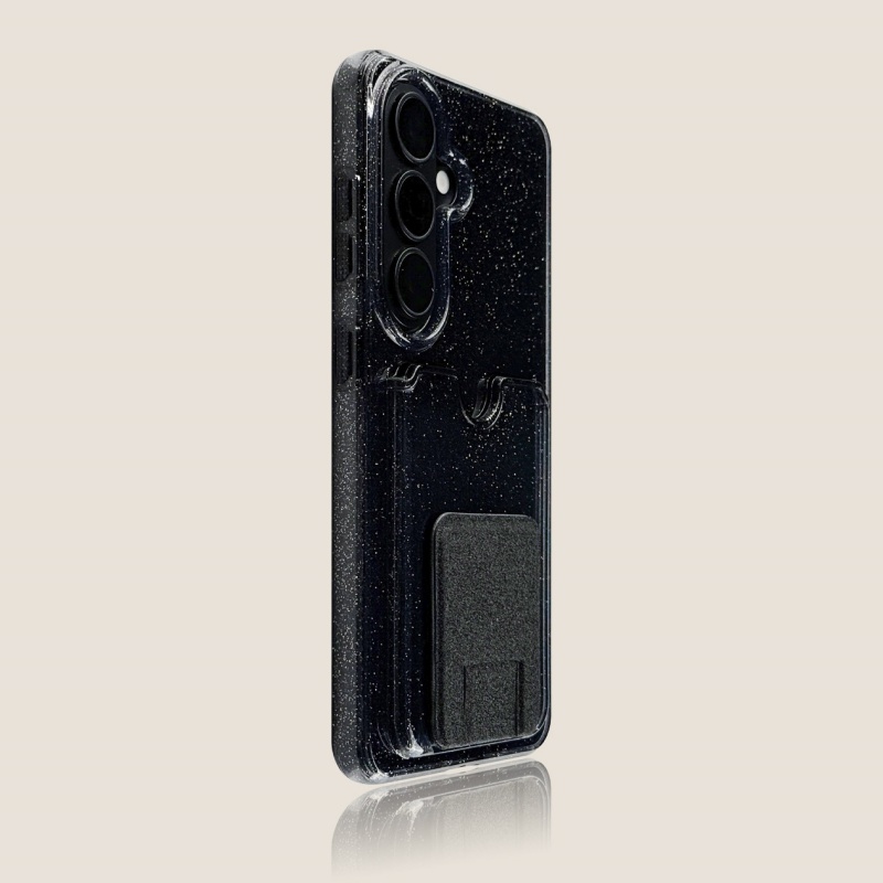 Glitter Transparent Card Walle - Glitter Shockproof Case ulasan dan harga