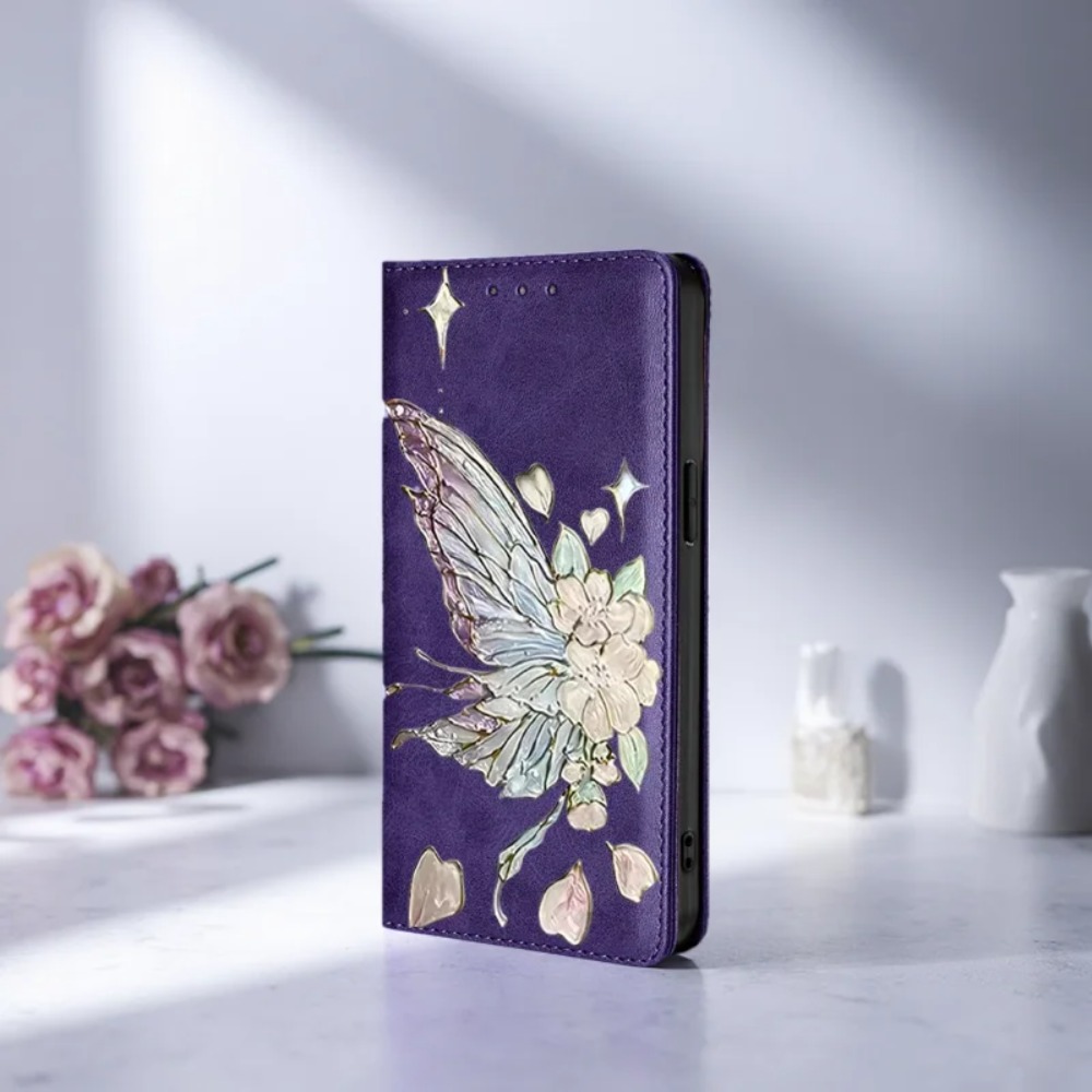 Painted Magnetic Flip Leather  - Phone Cases Galaxy S26 ulasan dan harga