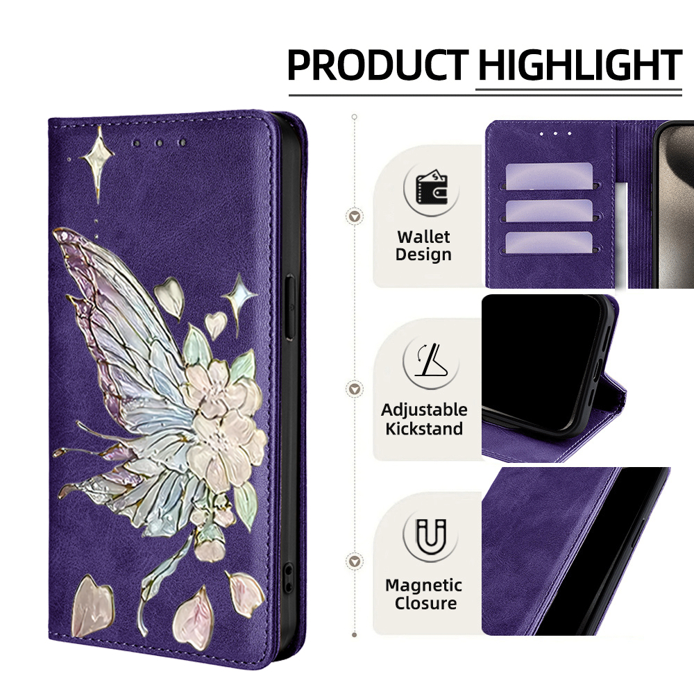 Painted Magnetic Flip Leather  - Phone Cases Galaxy S26 ulasan dan harga