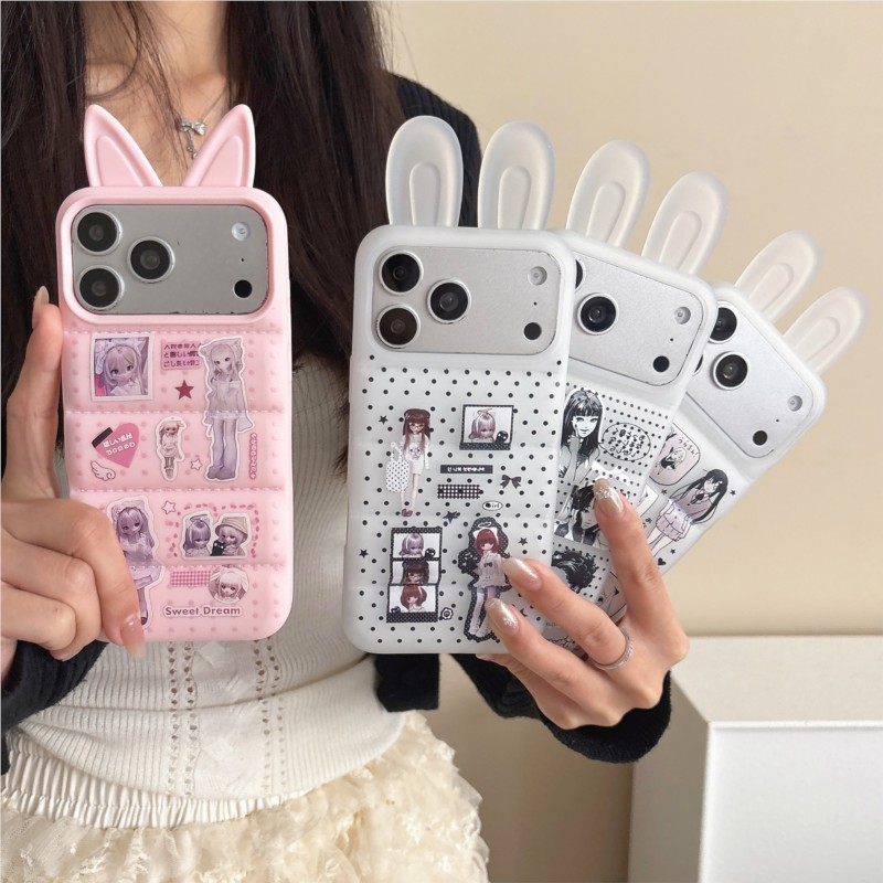 Japanese Y2K Cute Bunny Ear Ph - Phone Cases Girls ulasan dan harga