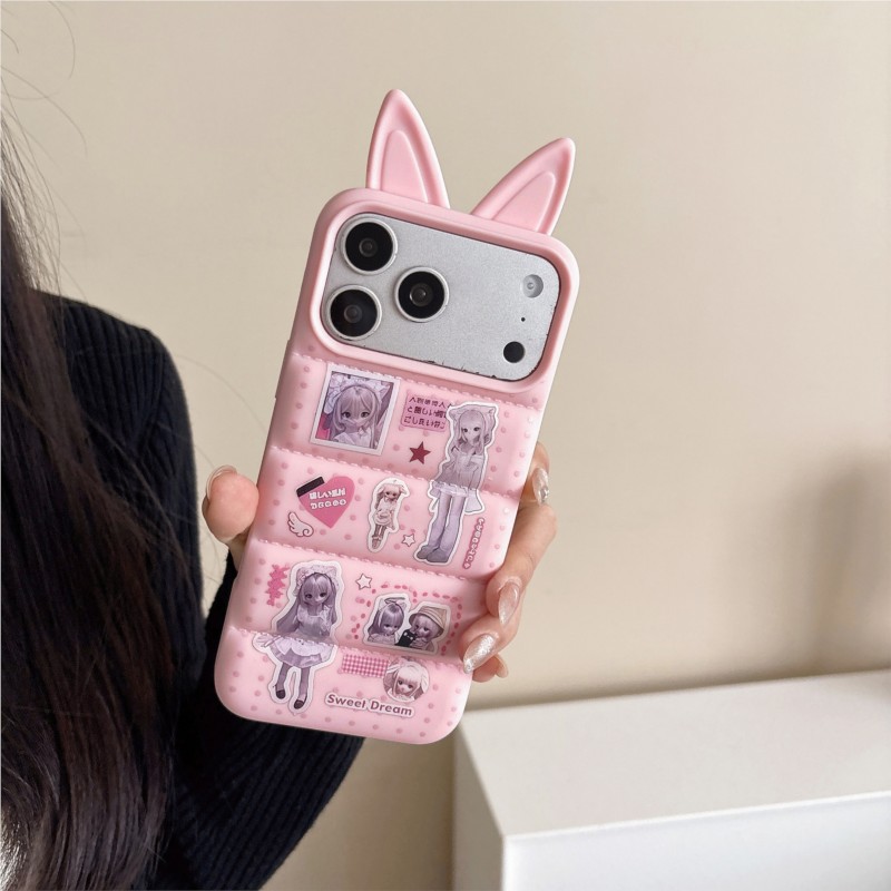 Japanese Y2K Cute Bunny Ear Ph - Phone Cases Girls ulasan dan harga